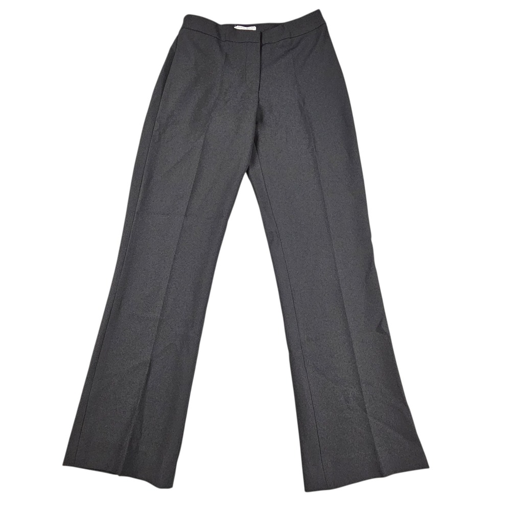 Alberto Makali Womens Dress Pants Size 4 Dacron Black Straight Leg Made in USA